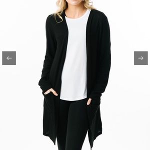 NWT Black Lounge Boyfriend Cardigan
